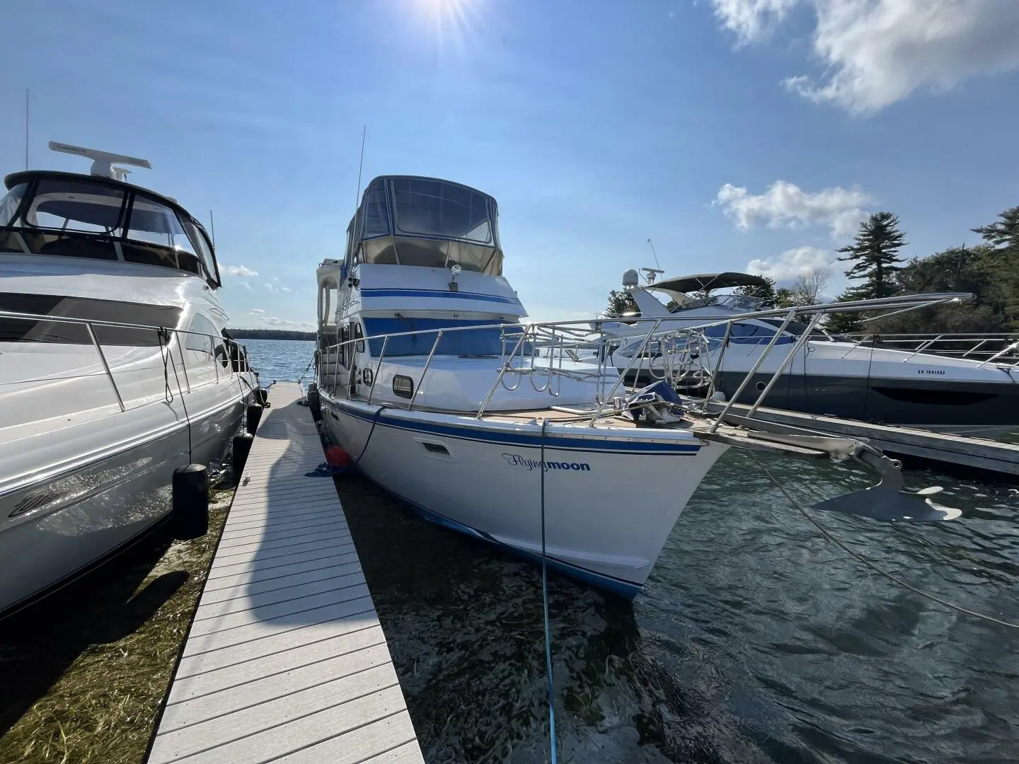 1990 Custom 41 flybridge