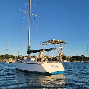 1987 Bruce Roberts Custom Steel Build By Kanter Yachts