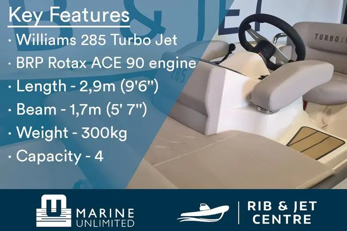 2021 Williams Jet Tenders turbojet 285