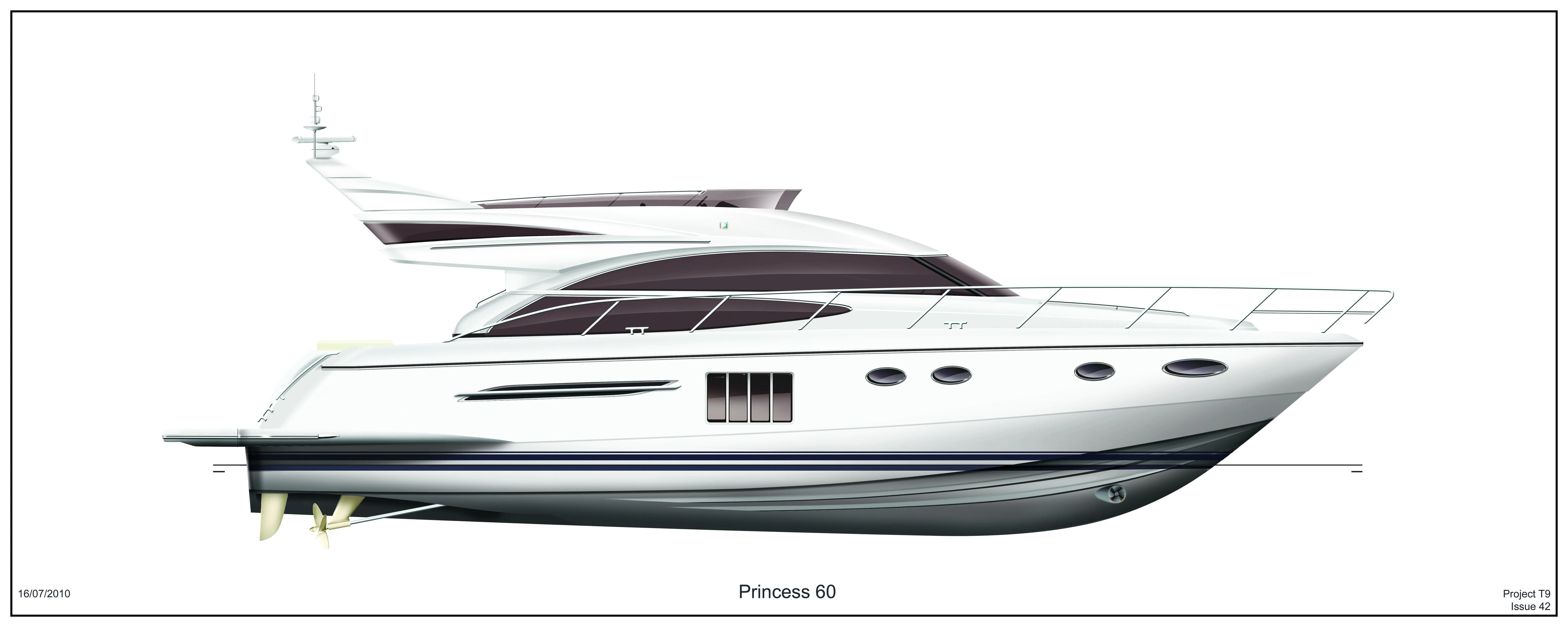 2012 Princess 60 flybridge