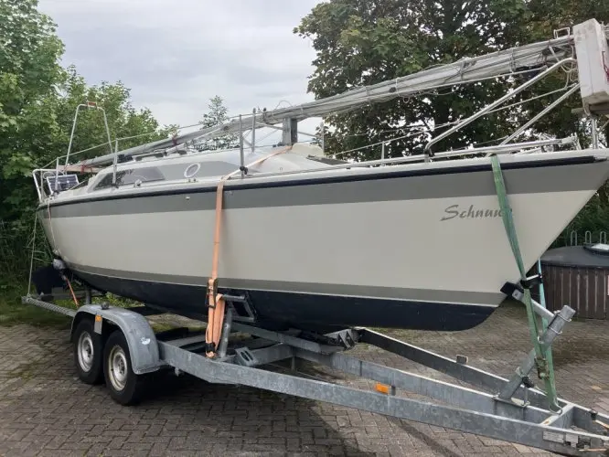 1989 Dehler 25 hefkiel inclusief trailer