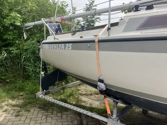 1989 Dehler 25 hefkiel inclusief trailer