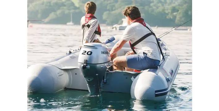 2024 Honda t38 inflatable & 20hp honda outboard