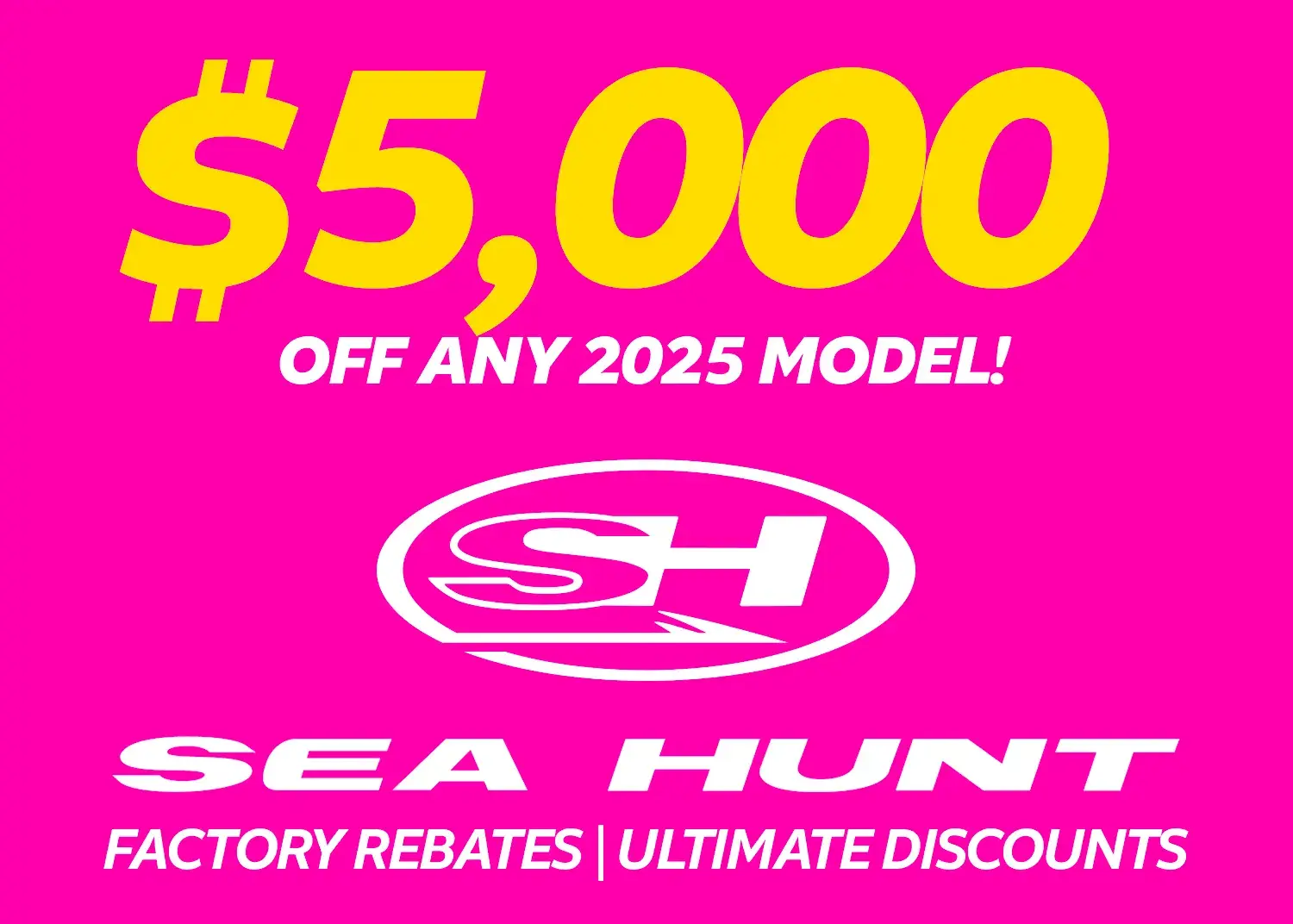 2025 Sea Hunt ultra 245 se