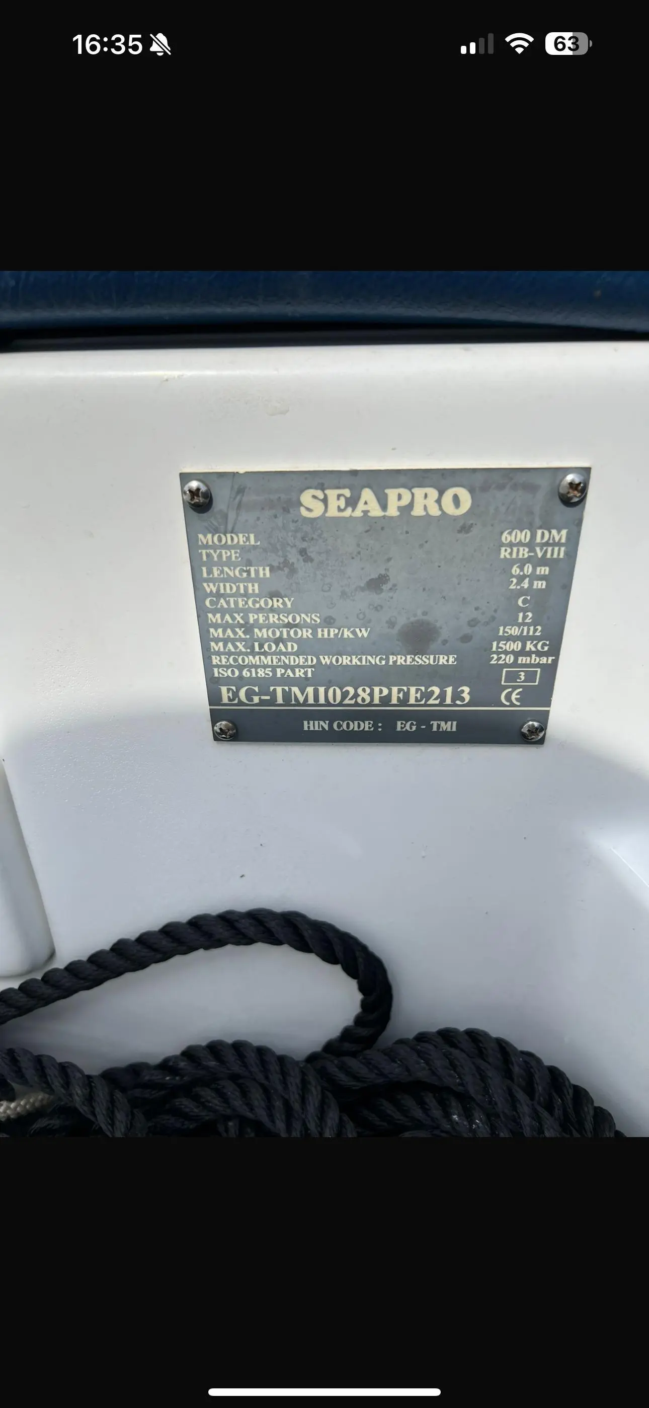 2012 Sea Pro 600 dm