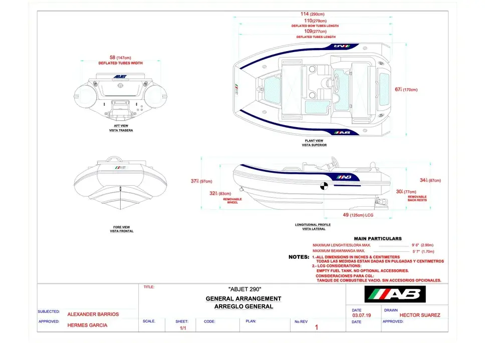 2020 Ab Inflatables abjet 290