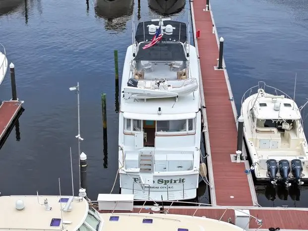 1989 Hatteras 80 cockpit motor yacht