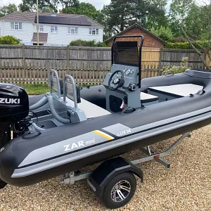 2024 Zar Mini Boats LUX 14 4.2m Console RIB & Honda Engine Package