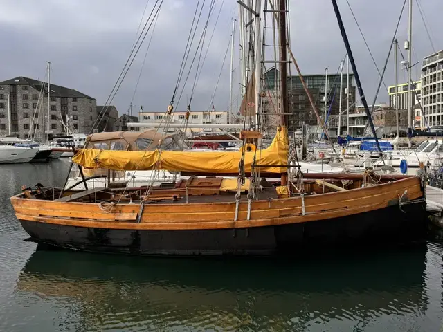 Classic Plymouth Hooker Gaff Cutter