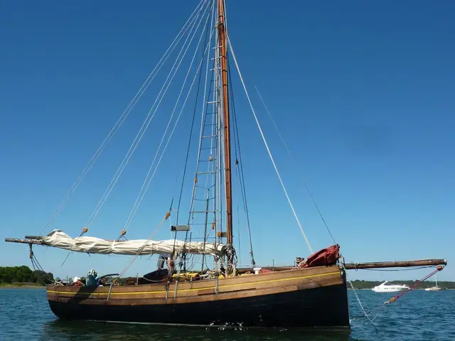 Classic Plymouth Hooker Gaff Cutter