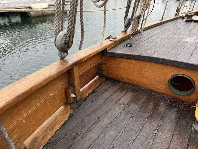 Classic Plymouth Hooker Gaff Cutter