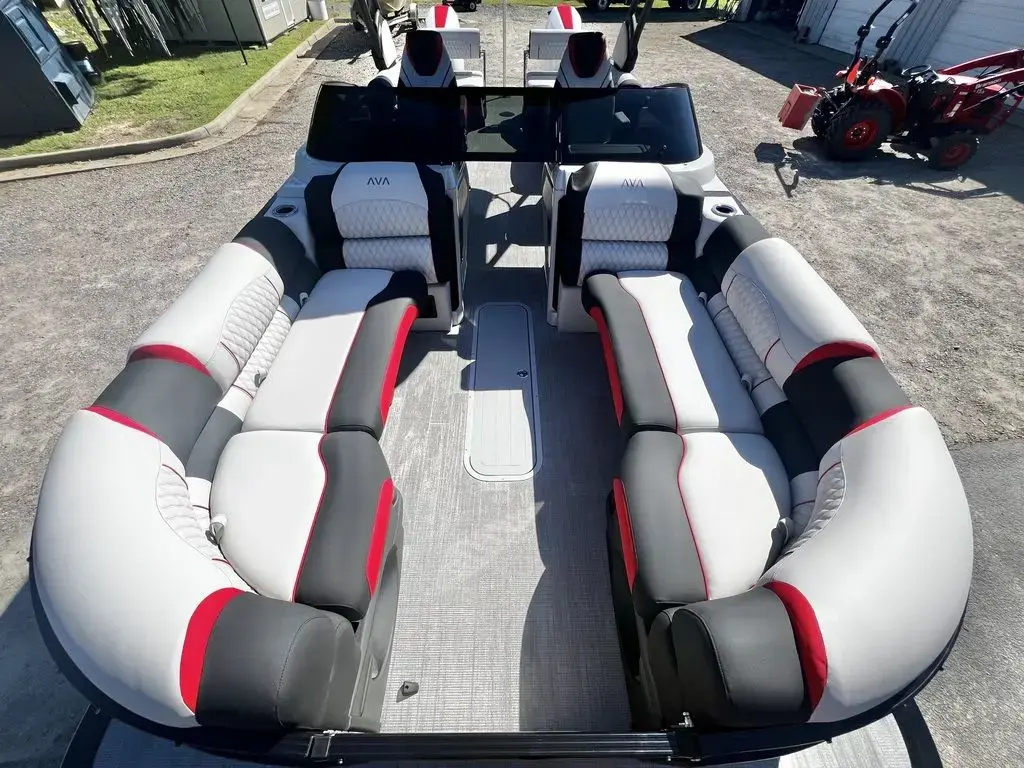 2025 Avalon excalibur ltd 25 quad lounge windshield - triple toon twin - in stock