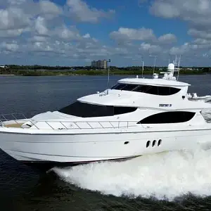 2006 Hatteras 80 Enclosed Bridge Skylounge