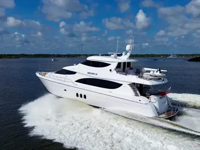 Hatteras 80 Enclosed Bridge Skylounge