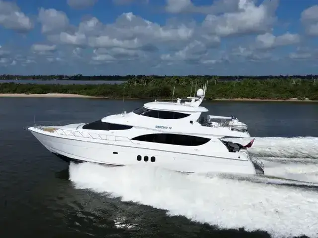 Hatteras 80 Enclosed Bridge Skylounge