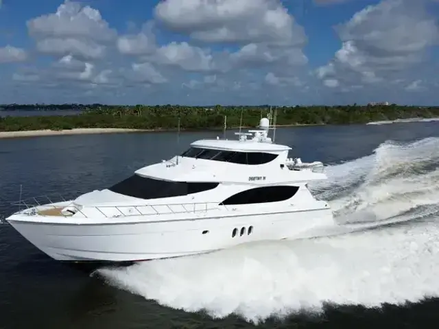 Hatteras 80 Enclosed Bridge Skylounge