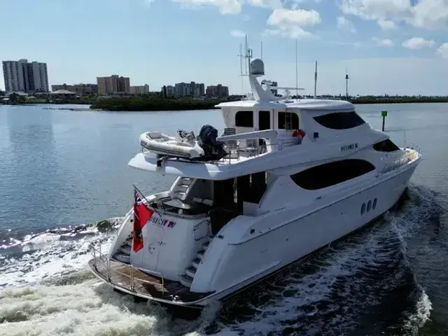 Hatteras 80 Enclosed Bridge Skylounge