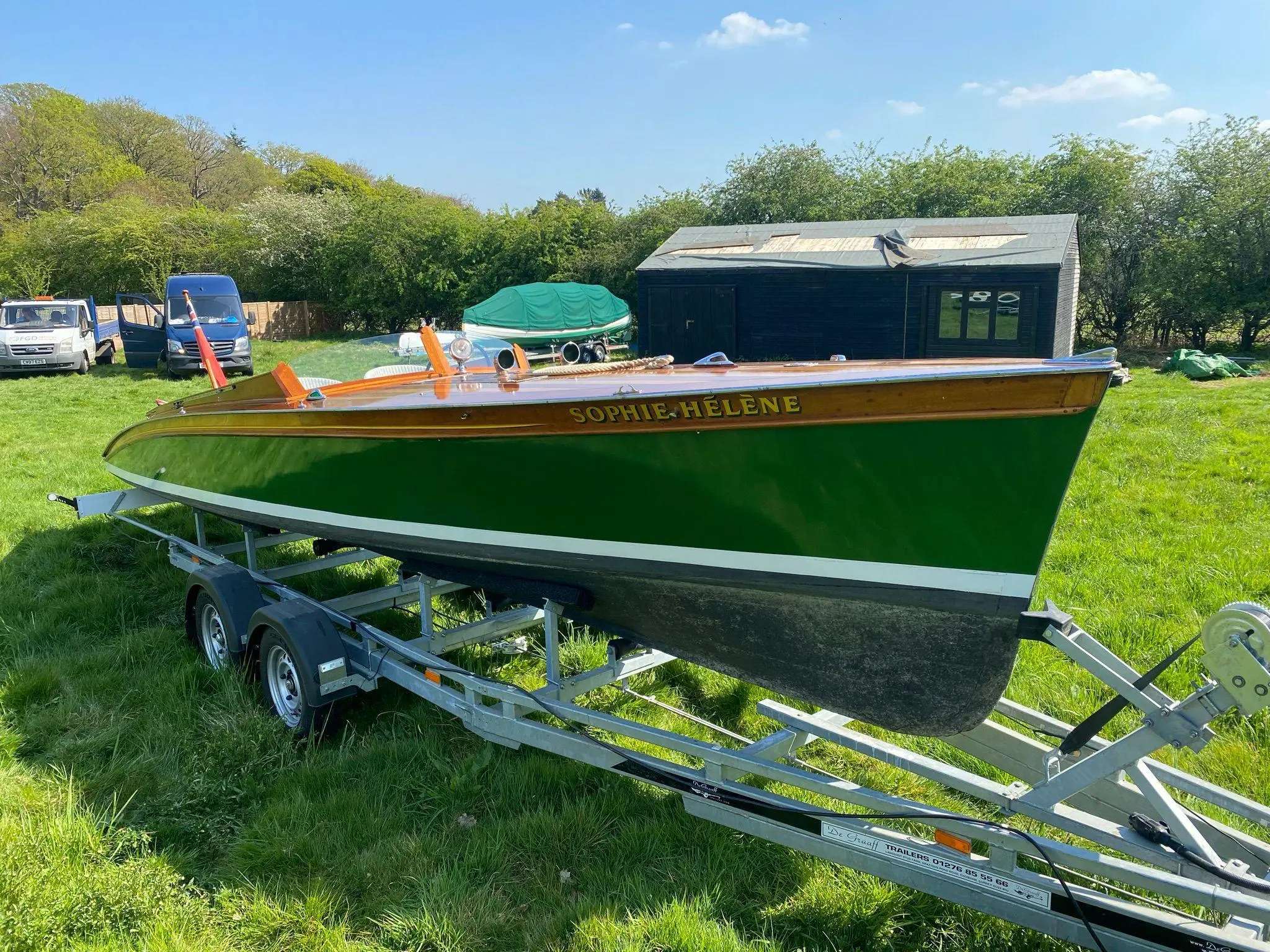 1952 Andrews 25 slipper launch