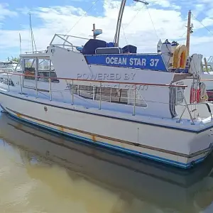 1974 Aquafibre Boats Ocean Star 37 Flybridge