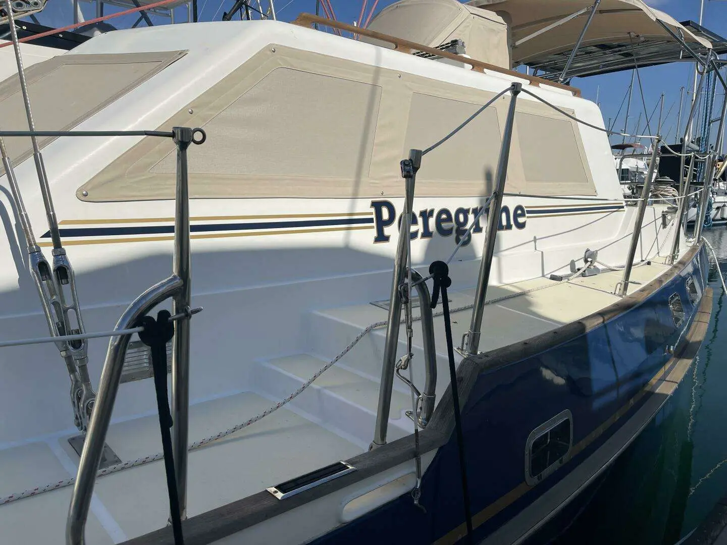 2002 Tayana 460 vancouver pilothouse