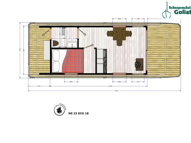 Nordic Season NS 32 Eco 18m2 Houseboat