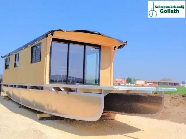 Solar Electrische Houseboat Catamaran Coche Standaard