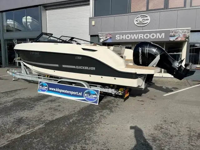 Quicksilver 755 Bowrider met een Mercury Verado 255 pk uit bouwjaar 2018.