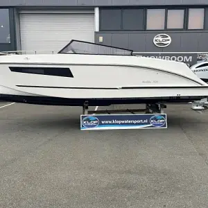 2024 Maxima Boats 800 Cabin met Honda 250 pk in witte kleurstelling op voorraad!