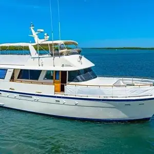 1984 Hatteras 61 Cockpit MY