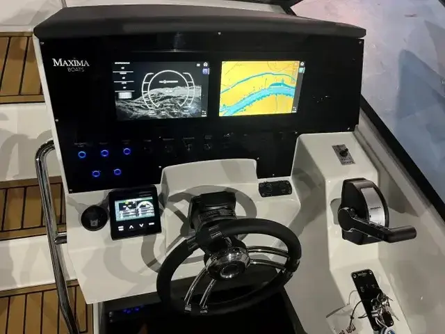 Maxima Boats 800 Cabin met Honda 250 pk in witte kleurstelling op voorraad!