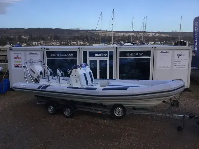 Ballistic Used  7.8M RIB with Evinrude Etec 250HP Outboard Engine and Trailer