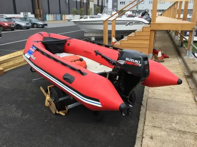 Bombard Used  Aerotec 3.8M SIB with Suzuki DF15 Engine and Trailer